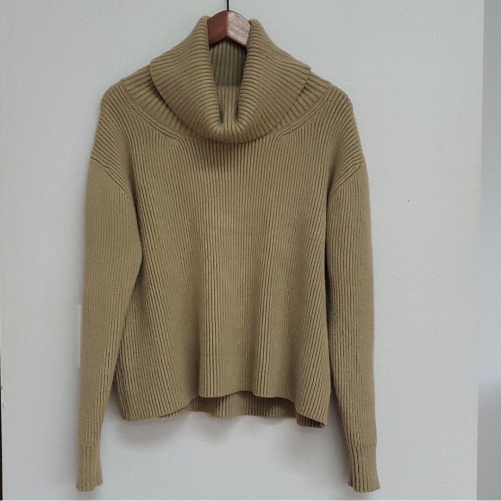 Roolee thick rib knit turtleneck sweater